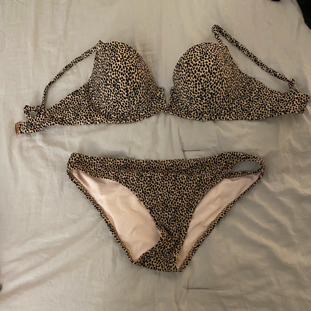 cheetah bikini set!!!